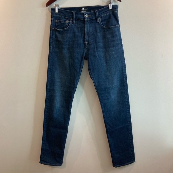 7 FOR ALL MANKIND Sz 30 Paxtyn Luxe Sport Jeans - Picture 2 of 8